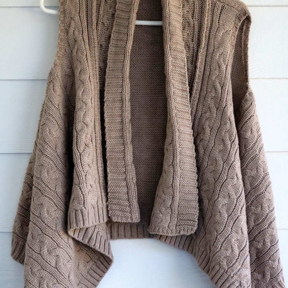 DownEast Tan Sweater Vest